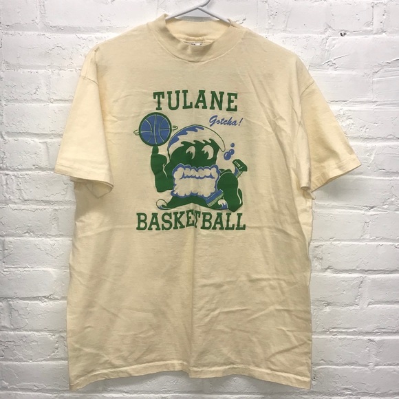 Deadstock Extremely Rare Vintage 80s Tulane Tshirt